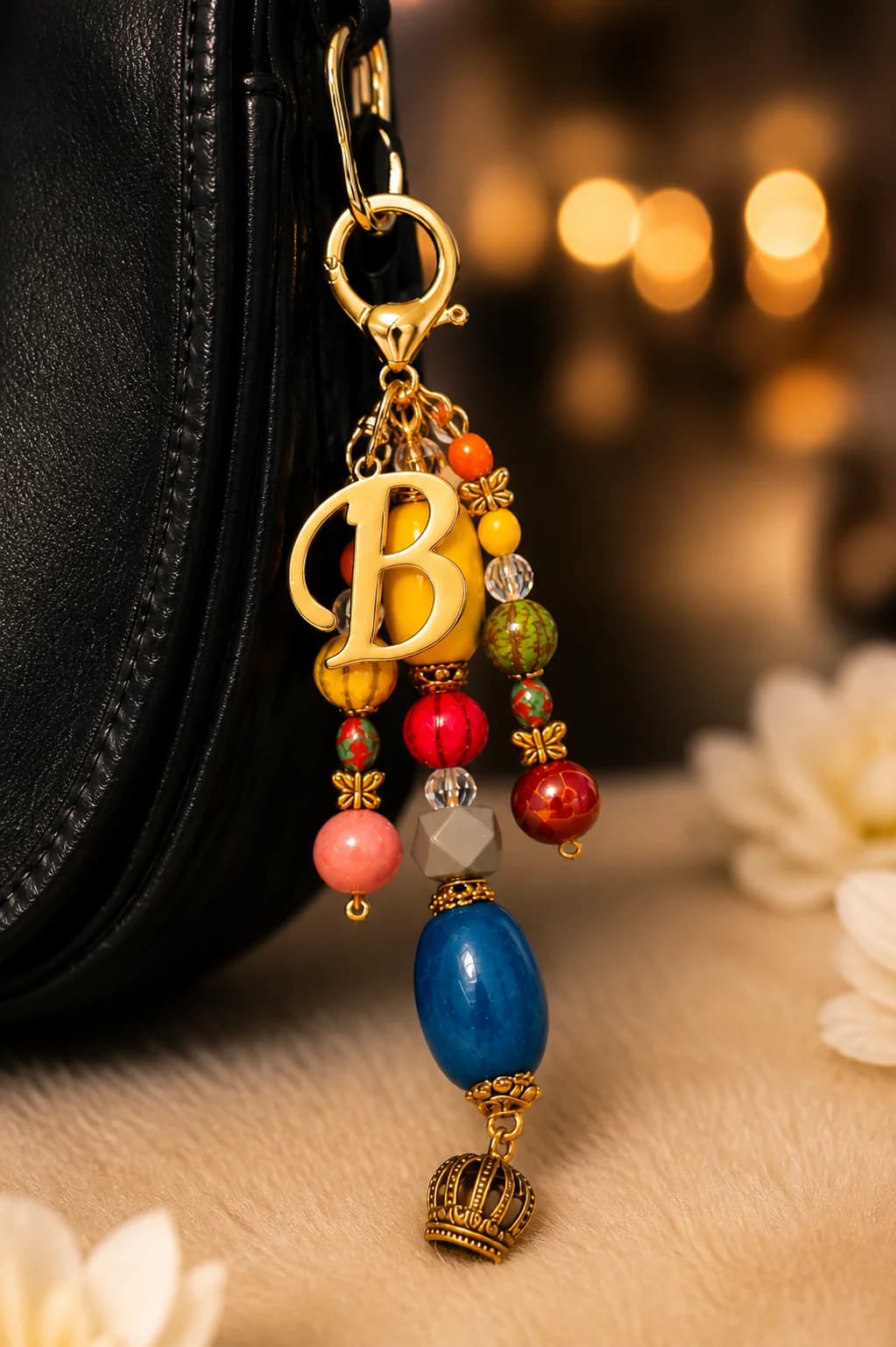 Colorful Multi-Bead Charm